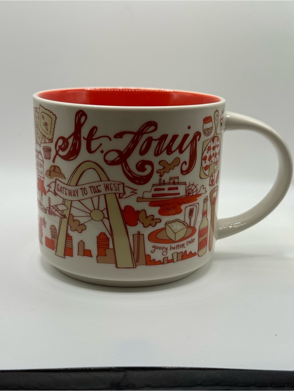 Starbucks St. Louis Red and White City Mug